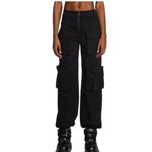 Poster GRL Girl Cargo Jogger Pants Women’s XS Black Utility Streetwear